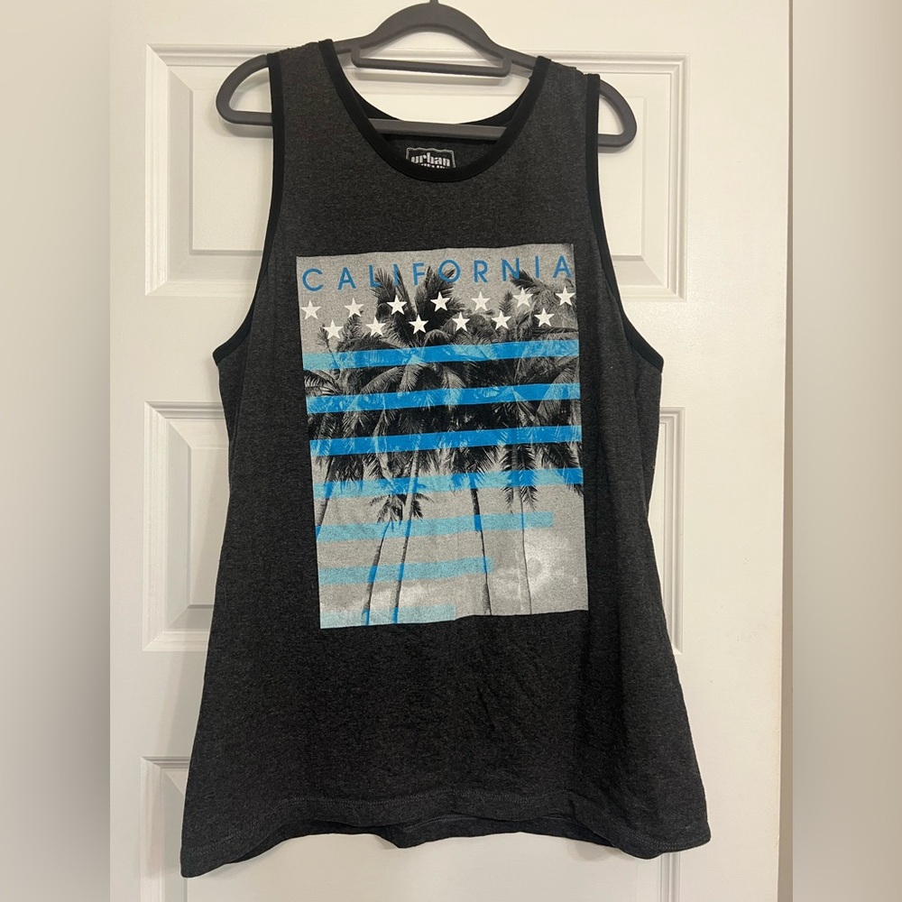 Urban Pipeline Charcoal Tank Top